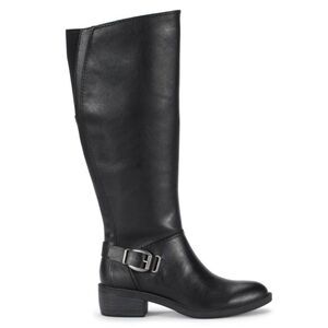 BARETRAPS Sasson Tall Black Leather Riding Boot Size 9M-WC